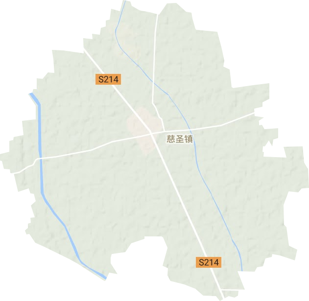 慈圣镇地形地图