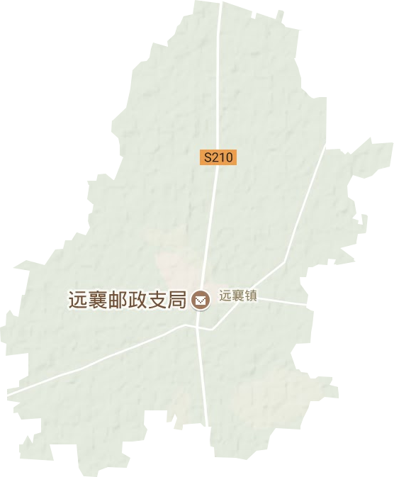 远襄镇地形地图