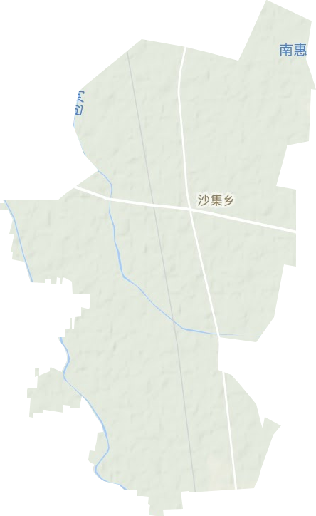 沙集乡地形地图