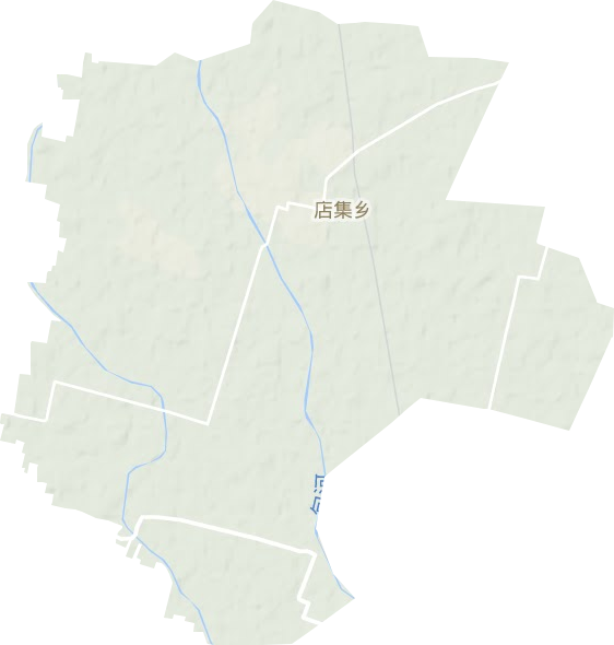店集乡地形地图
