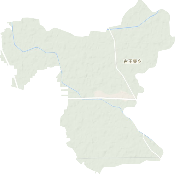 古王集乡地形地图