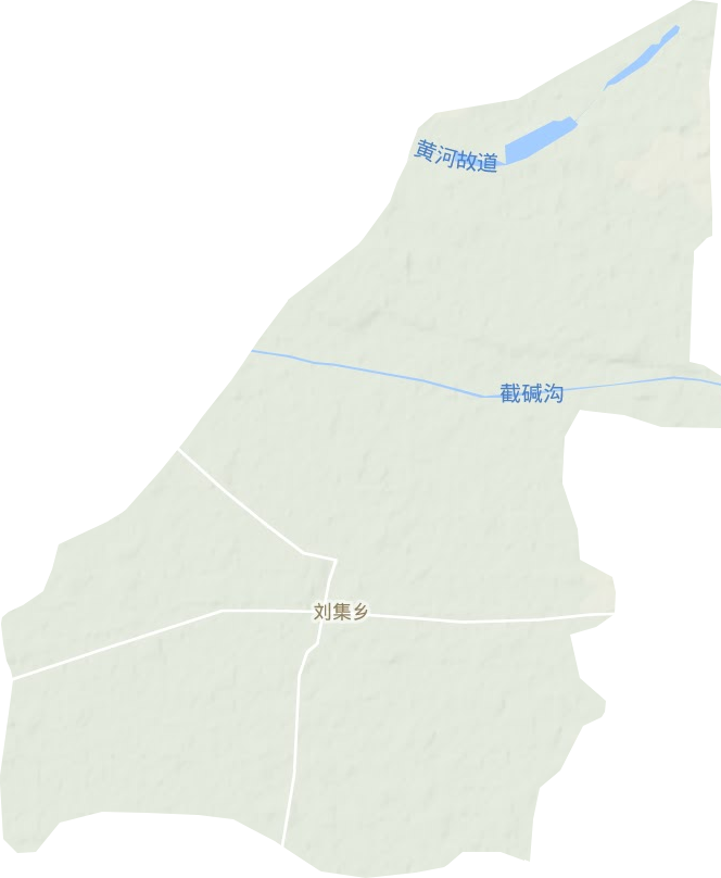刘集乡地形地图