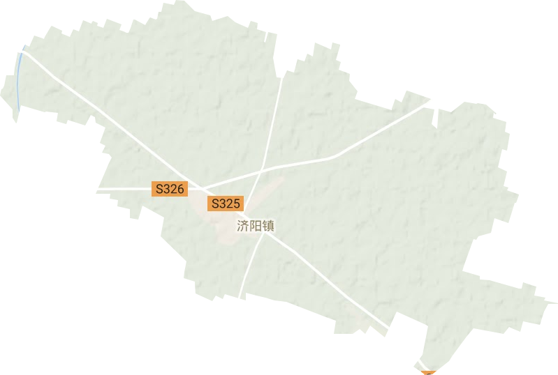 济阳镇地形地图