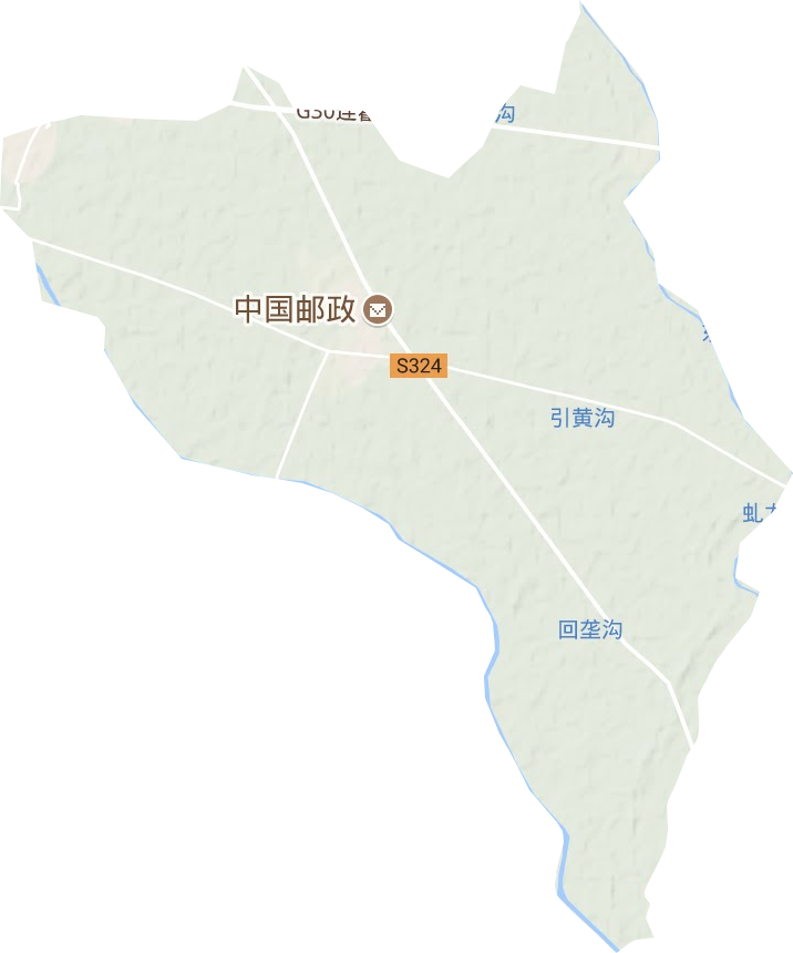 胡桥乡地形地图