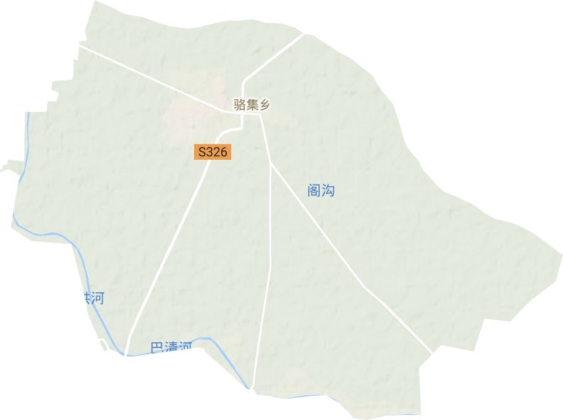 骆集乡地形地图
