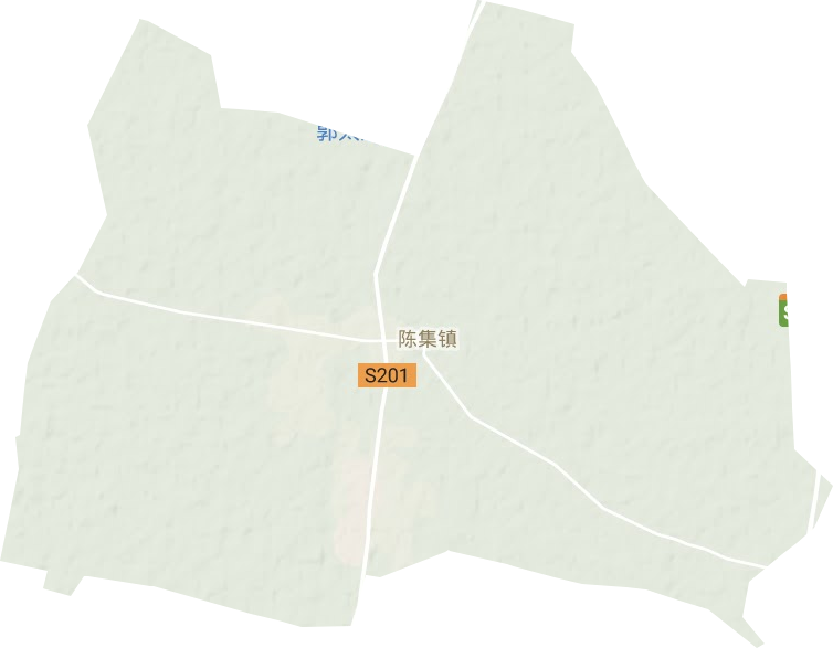 陈集镇地形地图