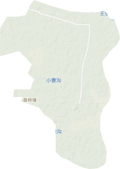 苗桥镇地形地图