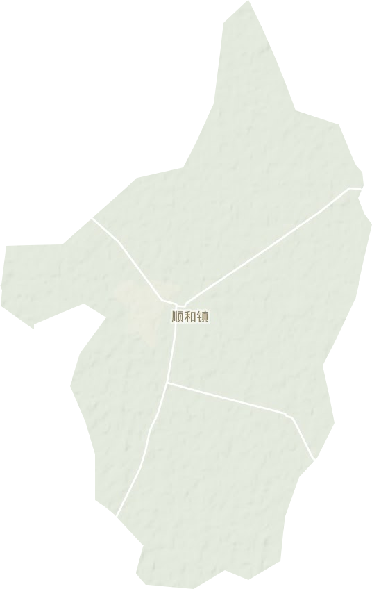 顺和镇地形地图