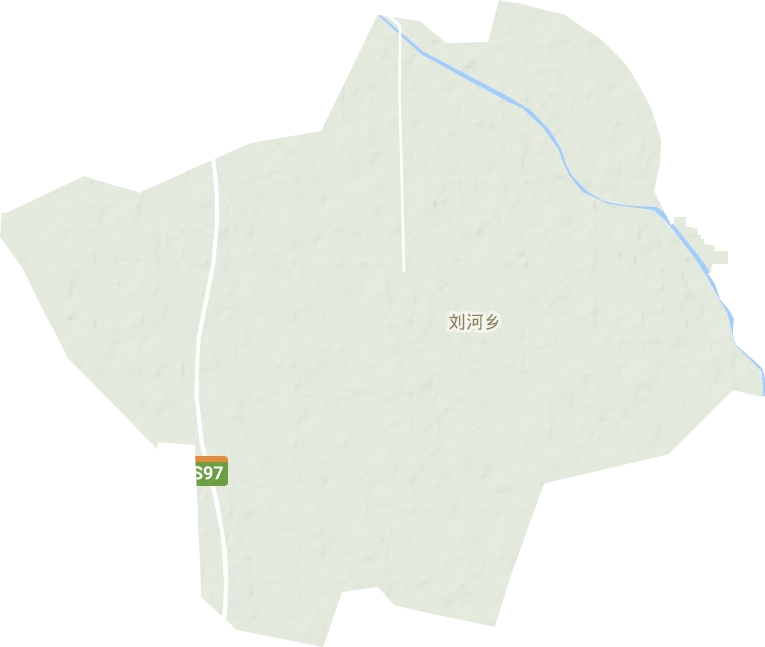 刘河镇地形地图