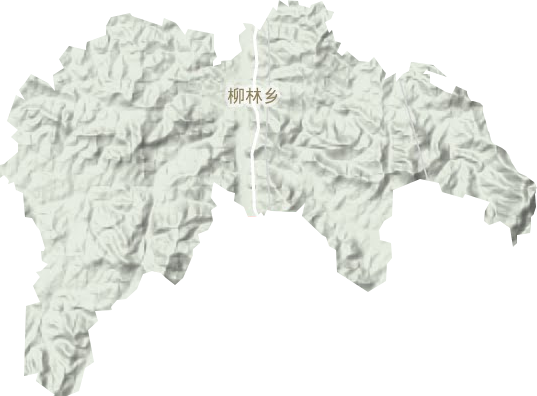 柳林乡地形地图