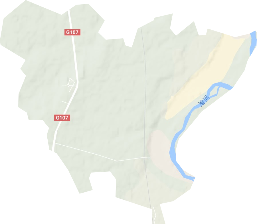 城阳城址保护区地形地图