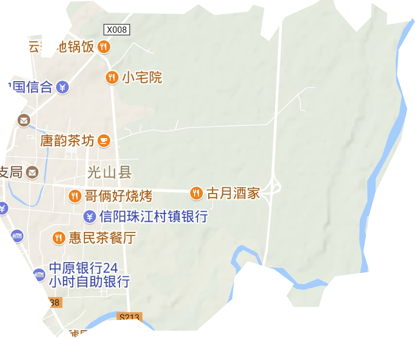 紫水街道地形地图