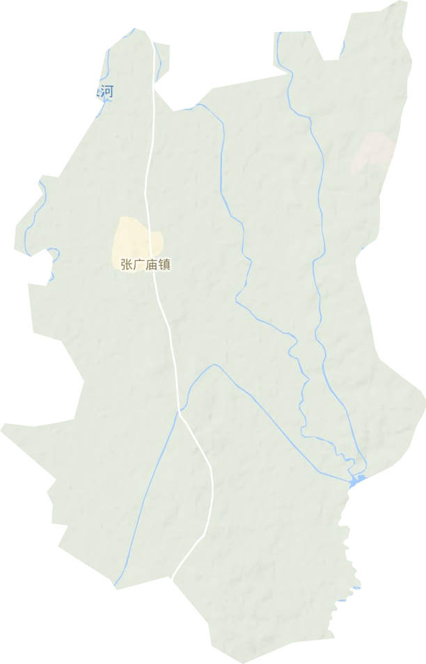 张广庙镇地形地图