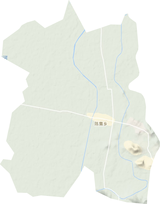 陈集镇地形地图