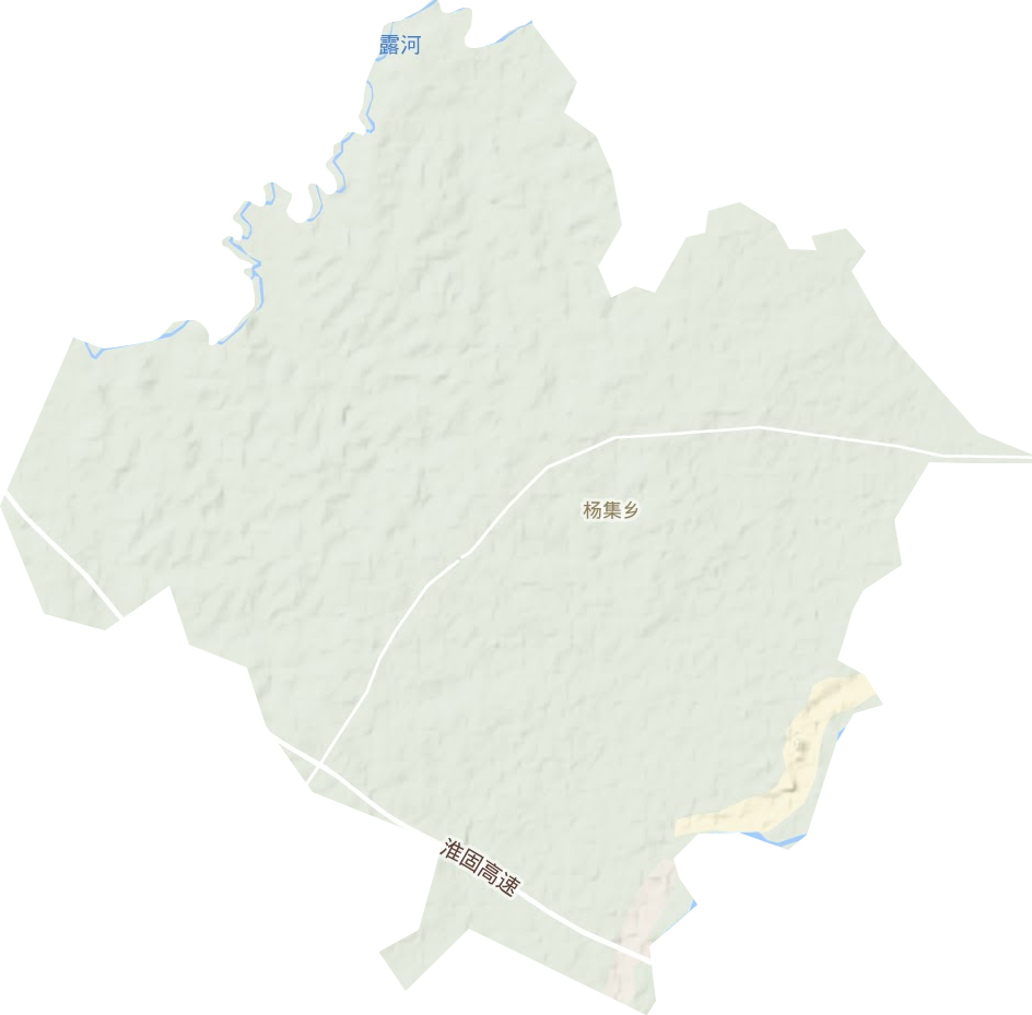 杨集乡地形地图