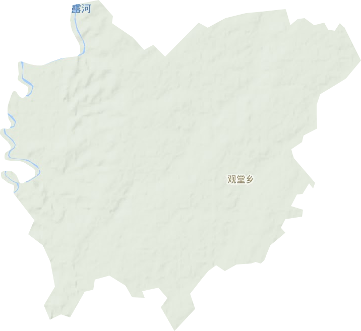 观堂乡地形地图