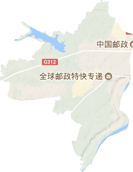 春申街道地形地图
