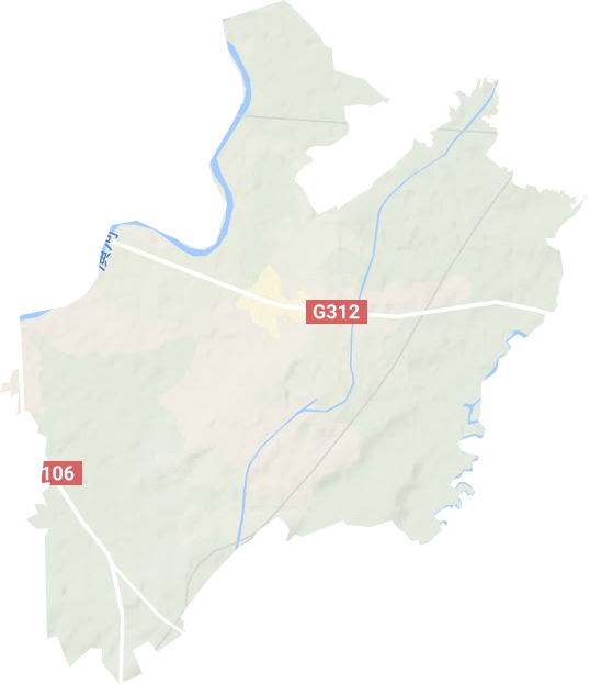 弋阳街道地形地图