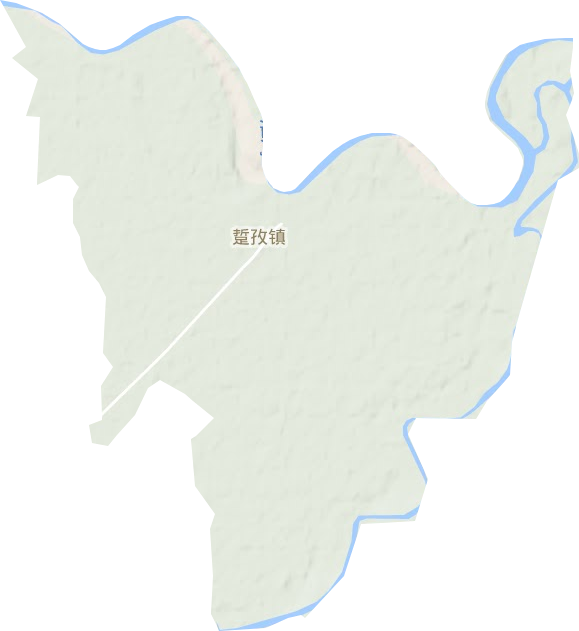 踅孜镇地形地图