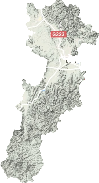 平桂区地形地图