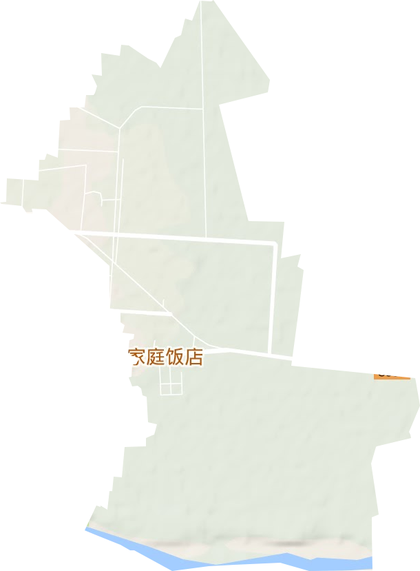 桂花街道地形地图