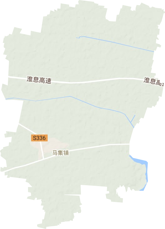 马集镇地形地图