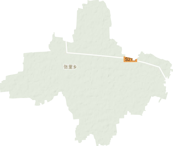 张里乡地形地图