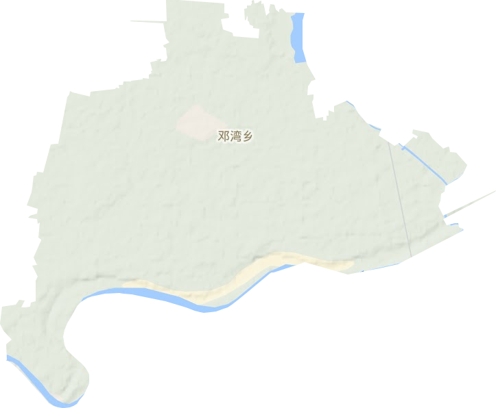 邓湾乡地形地图