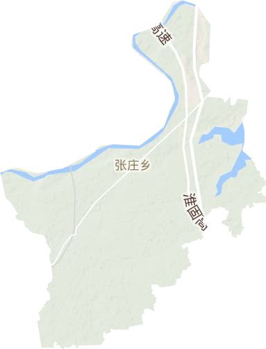 张庄乡地形地图
