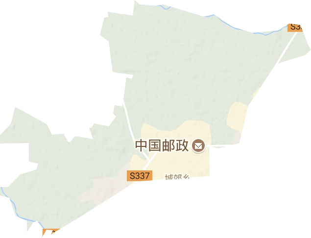 淮河街道地形地图