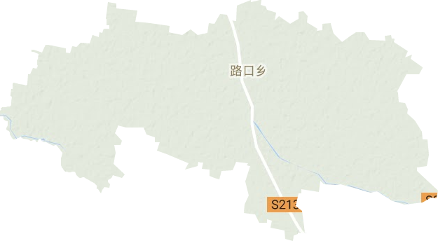 路口乡地形地图