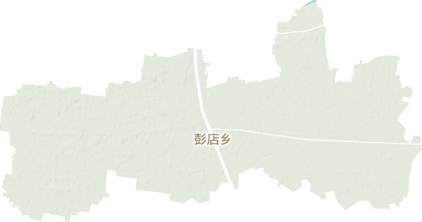 彭店乡地形地图