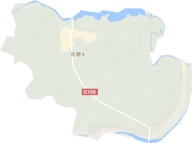 陈棚乡地形地图