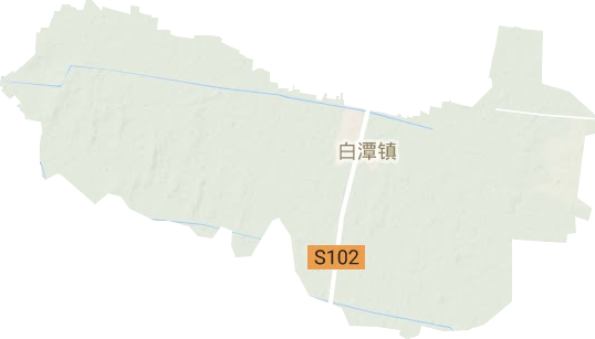 白潭镇地形地图