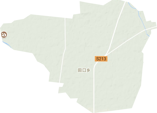 田口乡地形地图