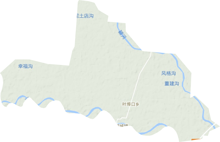 叶埠口乡地形地图