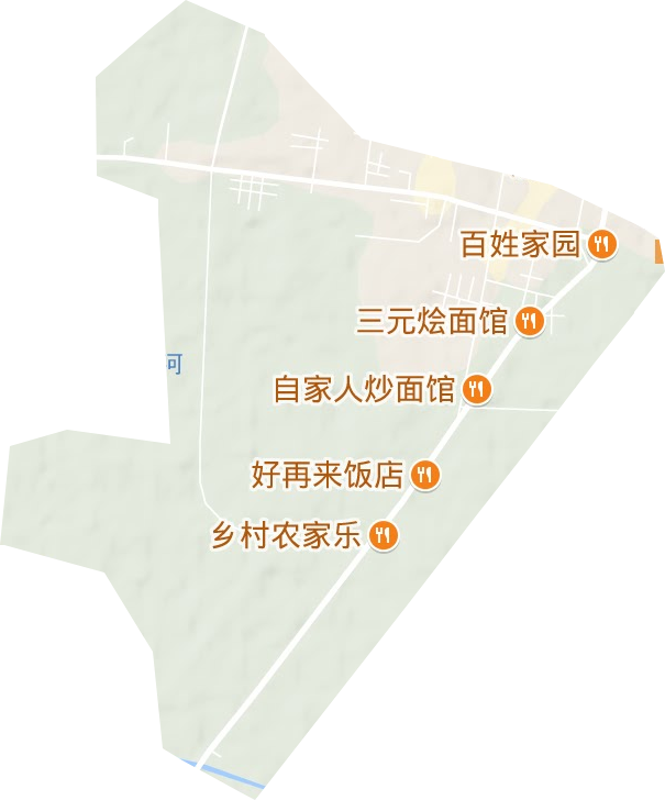 老城街道地形地图