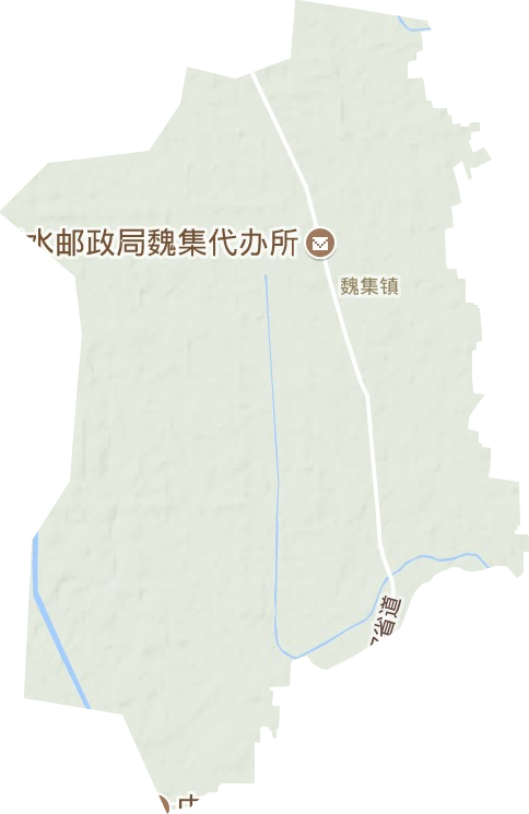 魏集镇地形地图