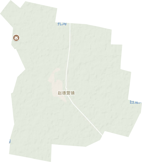 赵德营镇地形地图