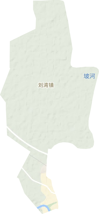 刘湾镇地形地图