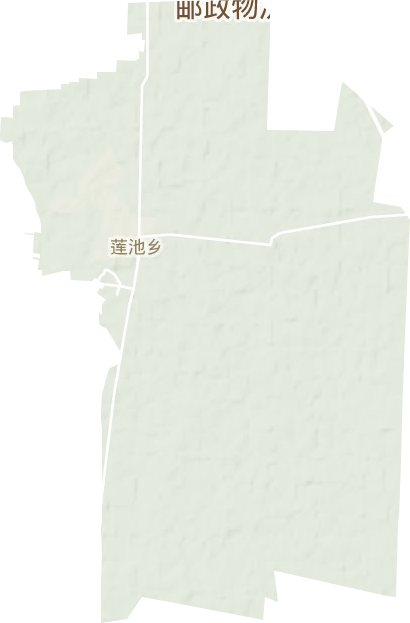 莲池镇地形地图