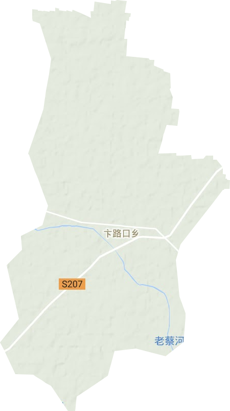 卞路口乡地形地图