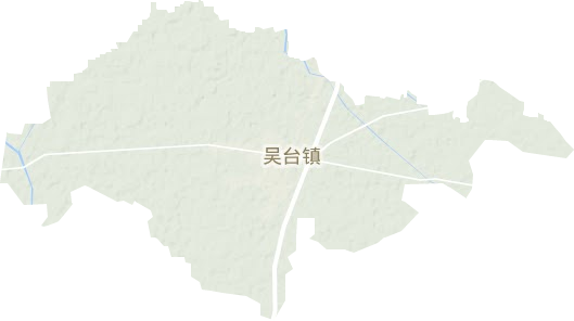 吴台镇地形地图