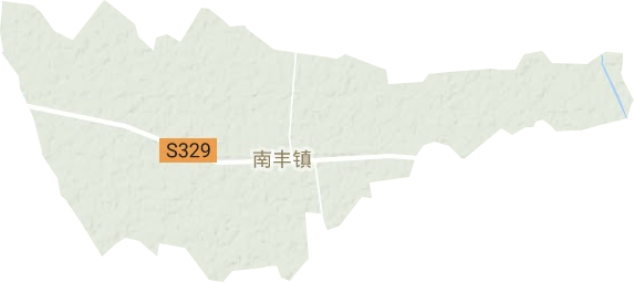 南丰镇地形地图