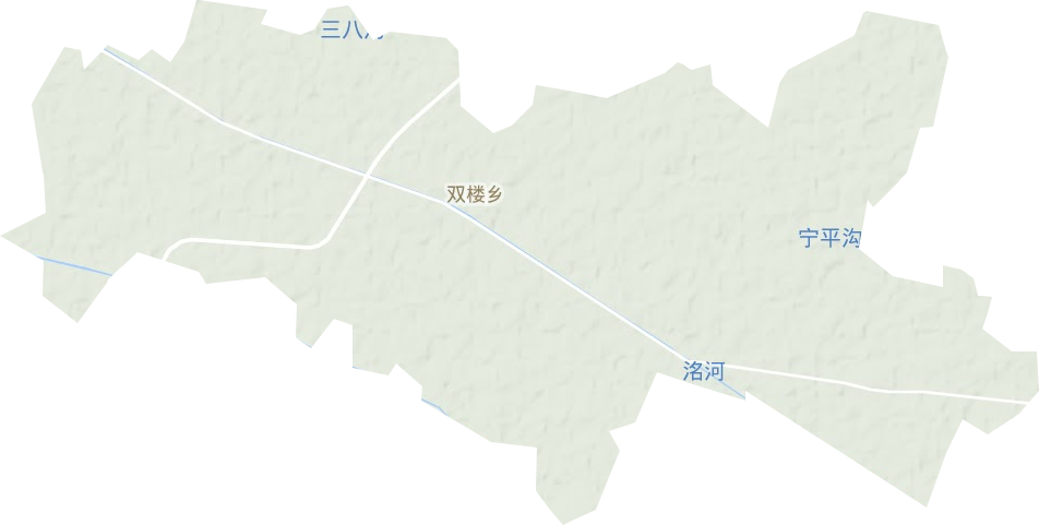 双楼乡地形地图