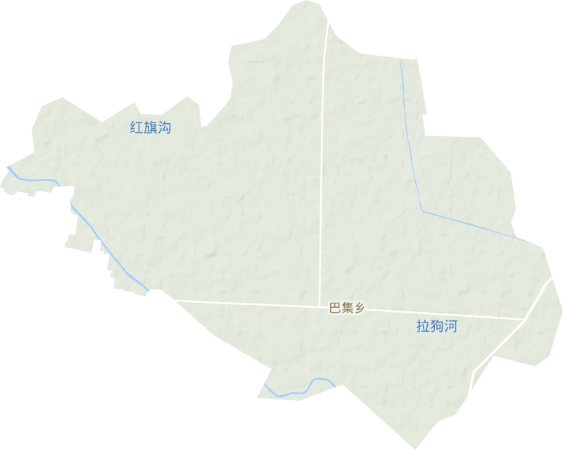 巴集乡地形地图
