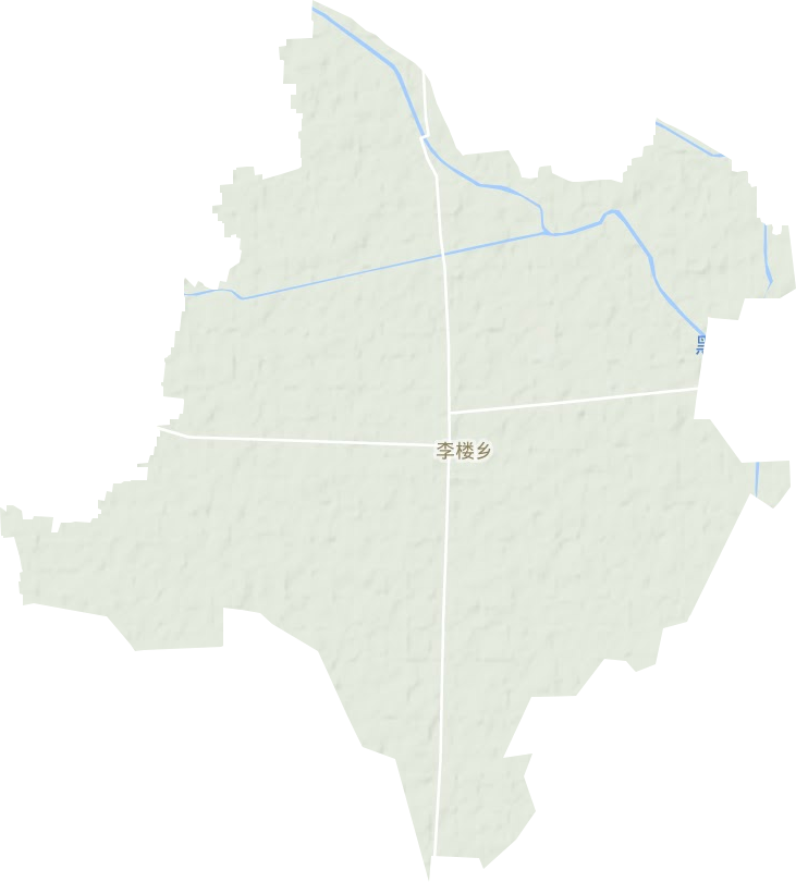 李楼乡地形地图