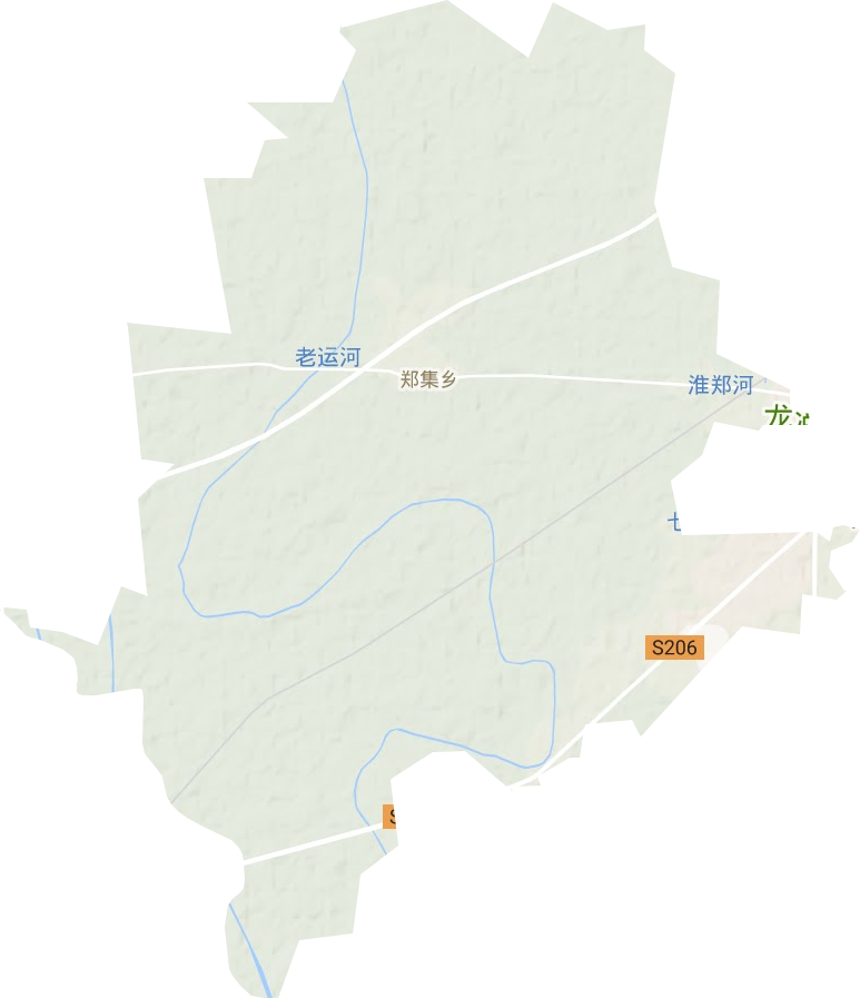 郑集乡地形地图