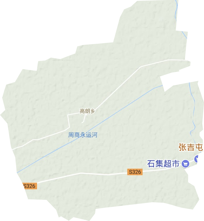 高朗乡地形地图