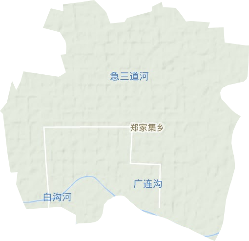 郑家集乡地形地图